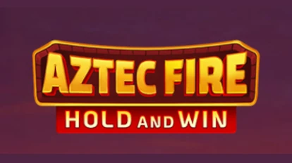 Логотип або вітальний екран гри Aztec Fire.