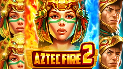 Логотип або вітальний екран гри Aztec Fire 2.