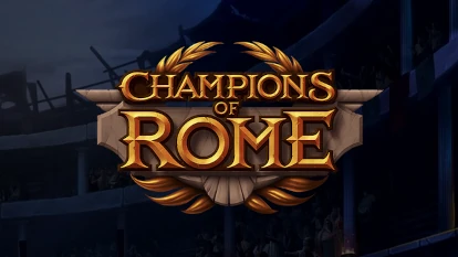 Логотип слота Champions of Rome.
