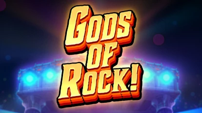 Логотип слота Gods of Rock