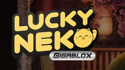 Логотип або вітальний екран гри Lucky Neko.