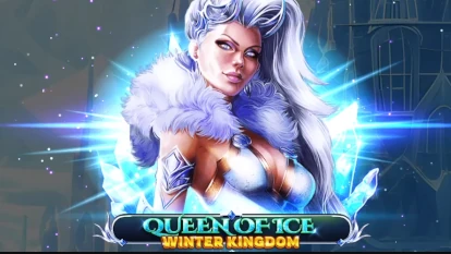 Логотип слота Queen of Ice.