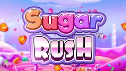Логотип слота Sugar Rush.