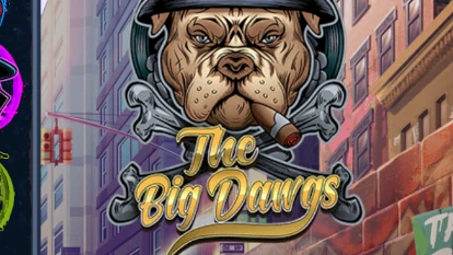 Логотип слота The Big Dawgs.