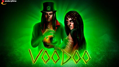 Логотип слота Voodoo.