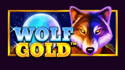 Логотип слота Wolf Gold.