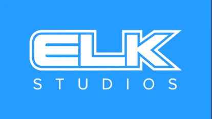 Логотип провайдера ігрових автоматів ELK Studios.